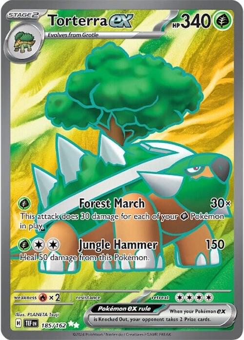 (#185/162) Torterra ex [SV05: Temporal Forces]