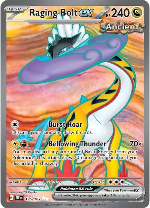 (#196/162) Raging Bolt ex [SV05: Temporal Forces]