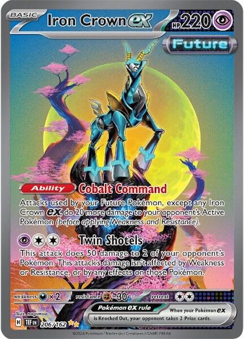 (#206/162) Iron Crown ex [SV05: Temporal Forces]