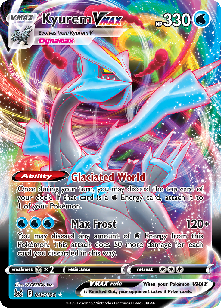 (#049/196) Kyurem VMAX - Holo [Lost Origin]