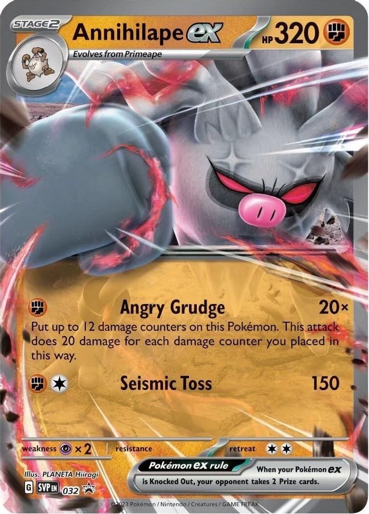 (#032) Annihilape ex - Holo [Scarlet & Violet Promo]