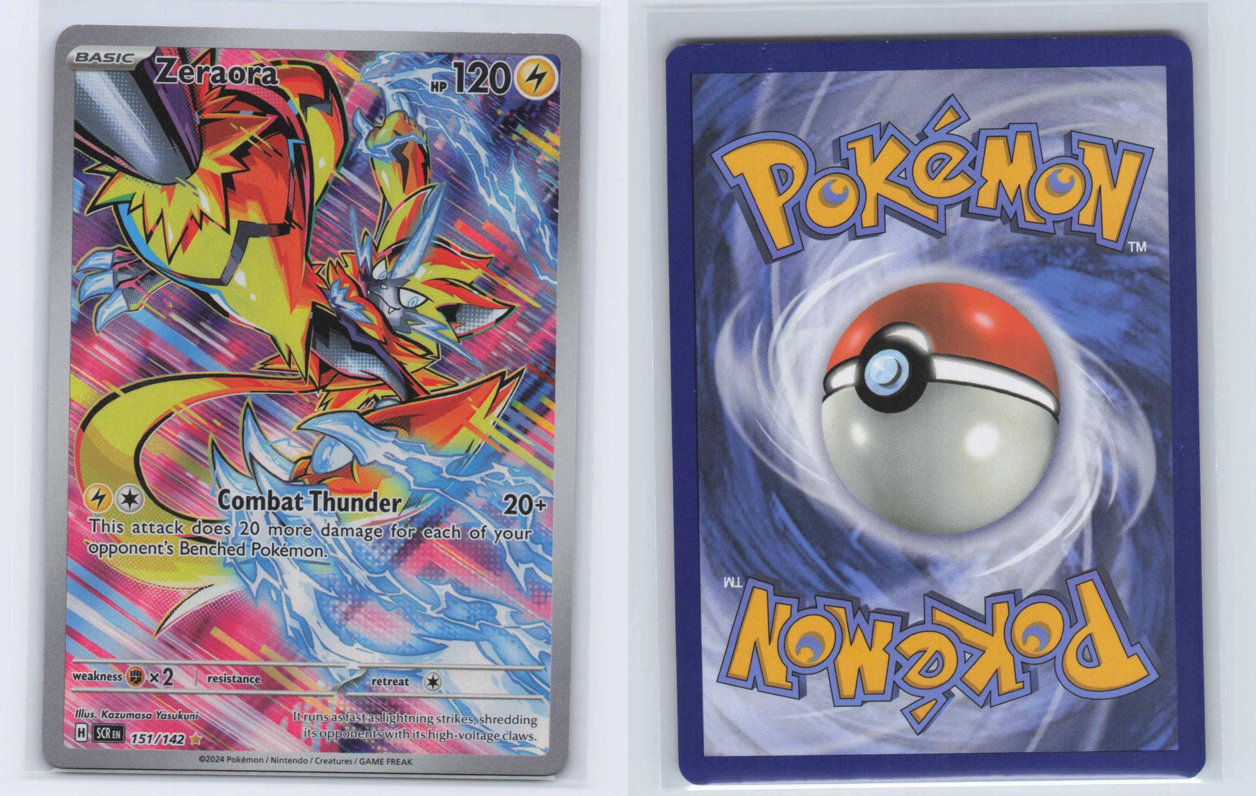 (#151/142) Zeraora - Holo [Stellar Crown]