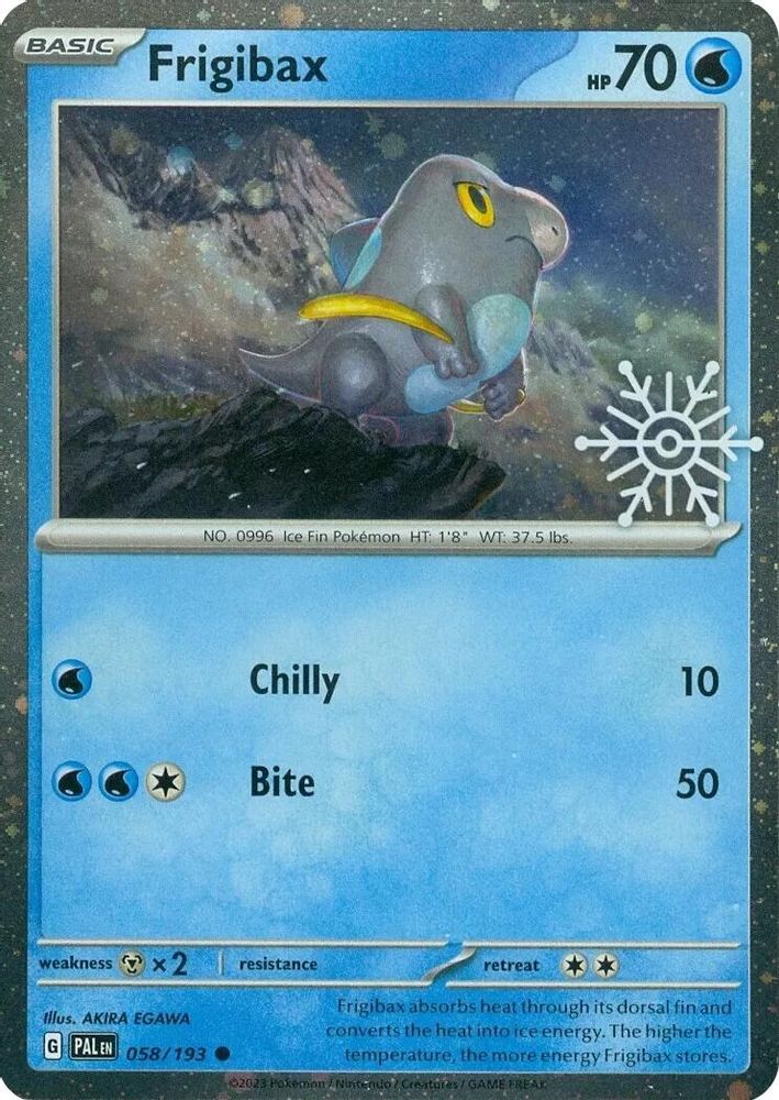 (#058/193) Frigibax (Holiday Calendar) - Holo [Miscellaneous Cards & Products]