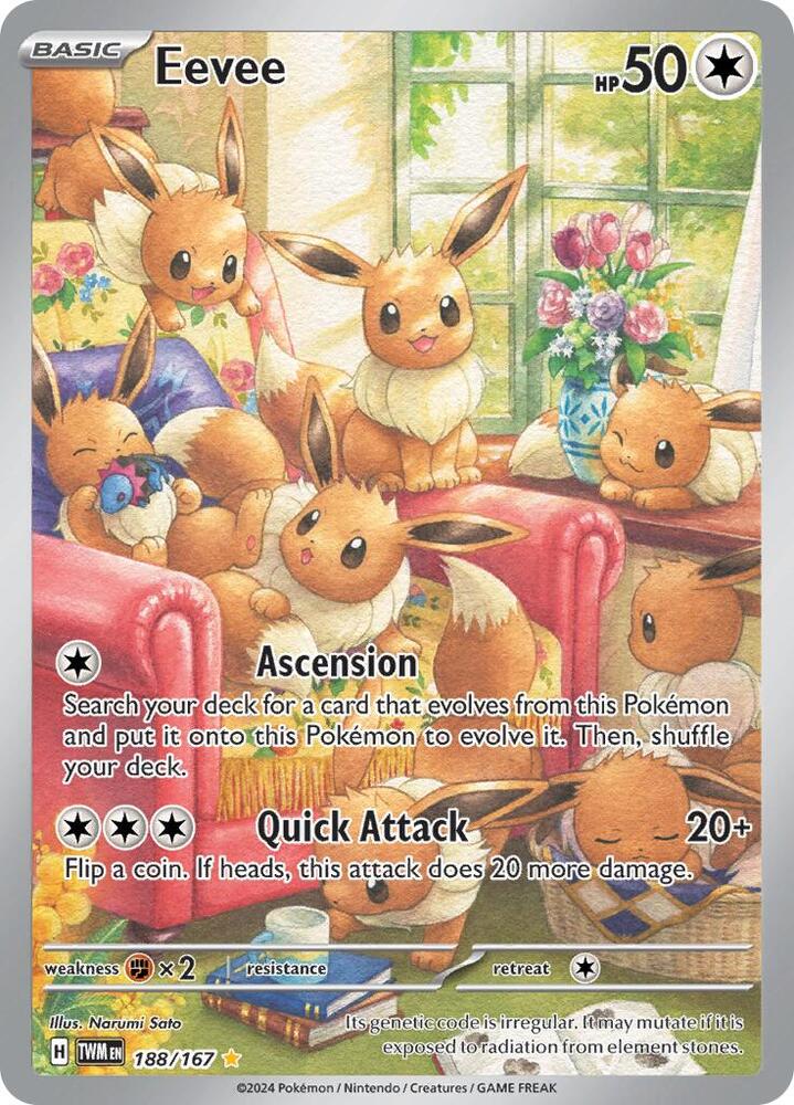 (#188/167) Eevee [SV06: Twilight Masquerade]