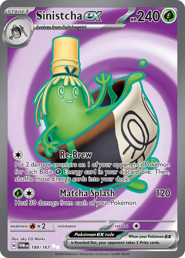 (#189/167) Sinistcha ex [SV06: Twilight Masquerade]