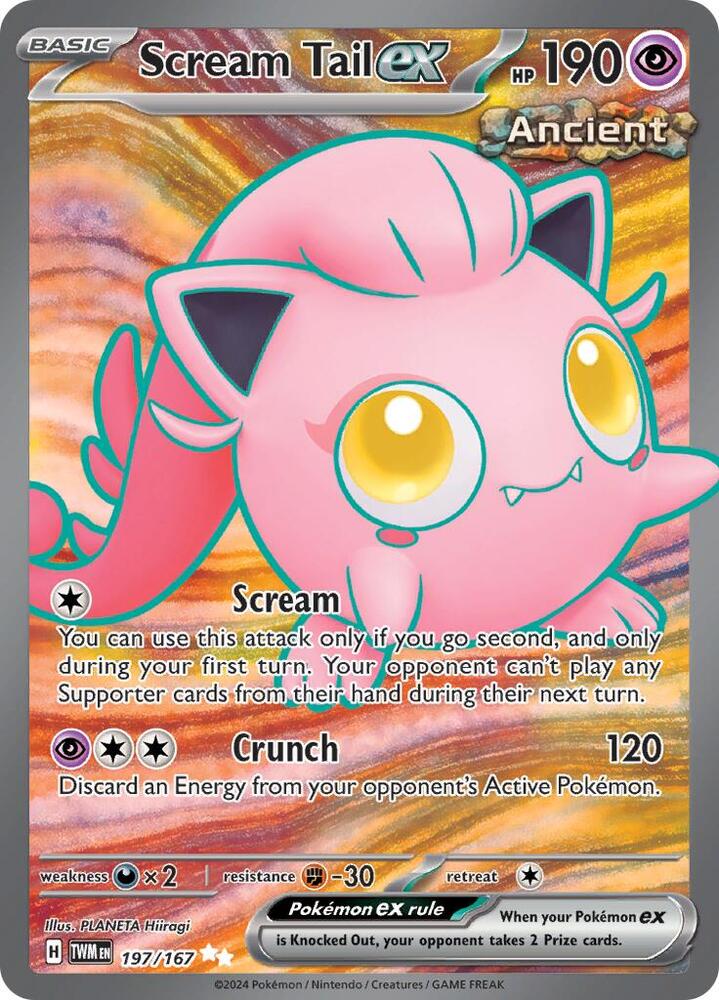 (#197/167) Scream Tail ex [SV06: Twilight Masquerade]