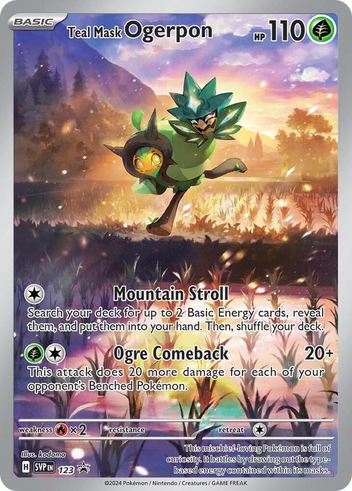 (#123) Teal Mask Ogerpon [SV: Scarlet & Violet Promo Cards]