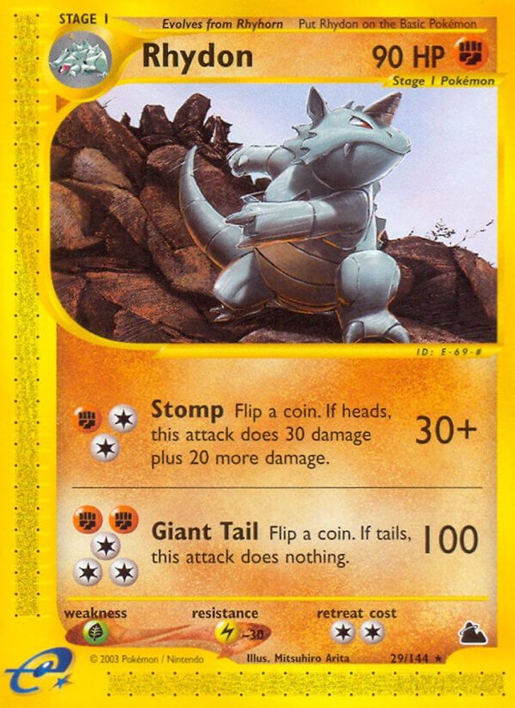 (#29/144) Rhydon - Normal [Skyridge]