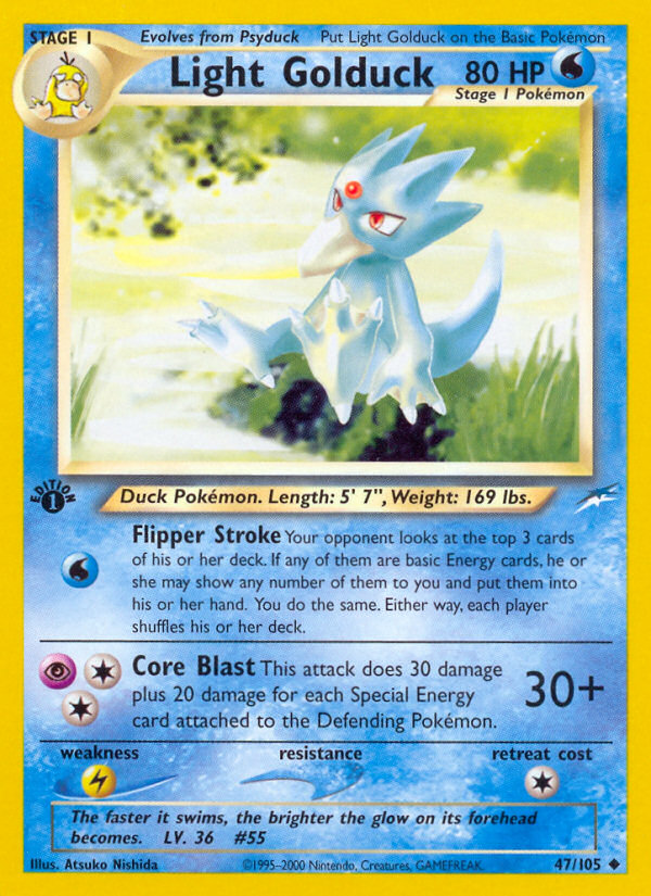 (#47/105) Light Golduck - Unlimited [Neo Destiny]