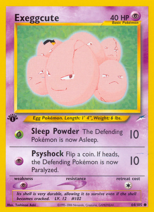(#64/105) Exeggcute - Unlimited [Neo Destiny]