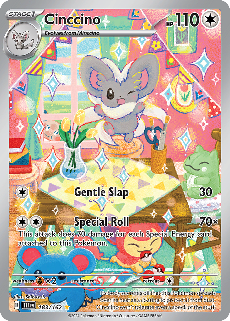 (#183/162) Cinccino - Holo [Temporal Forces]