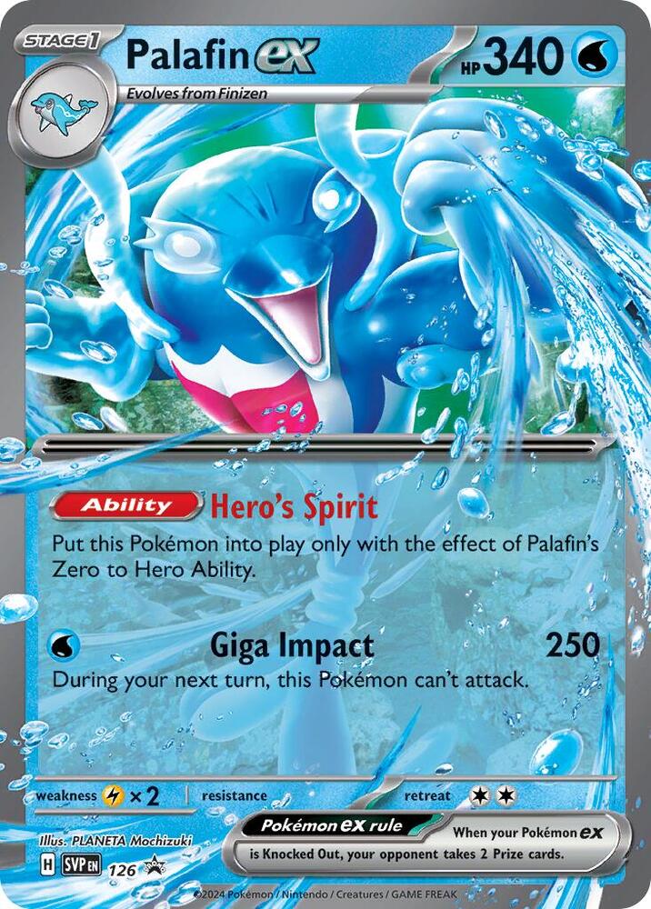 (#126) Palafin ex [SV: Scarlet & Violet Promo Cards]