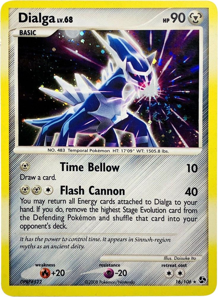 (#16/106) Dialga (Cosmos Holo) - Normal [Deck Exclusives]