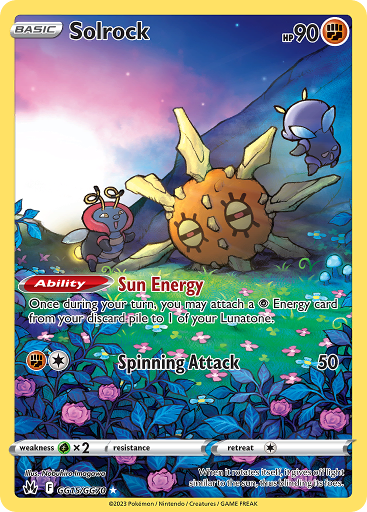 (#GG15/GG70) Solrock - Holo [Crown Zenith Galarian Gallery]