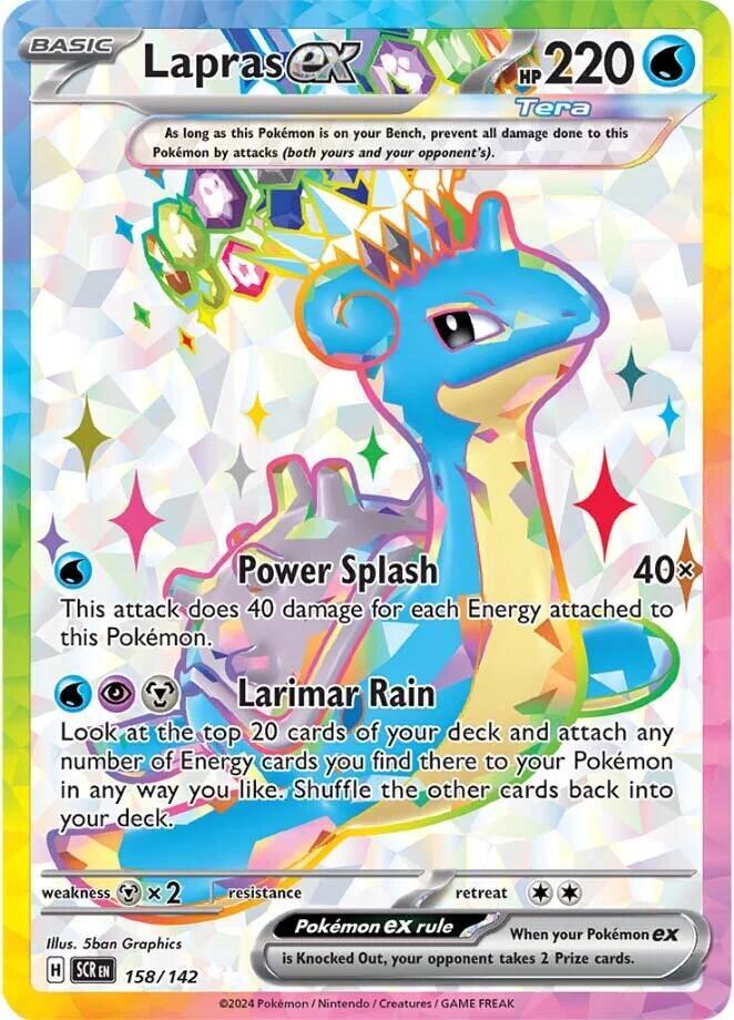 (#158/142) Lapras ex [SV07: Stellar Crown]