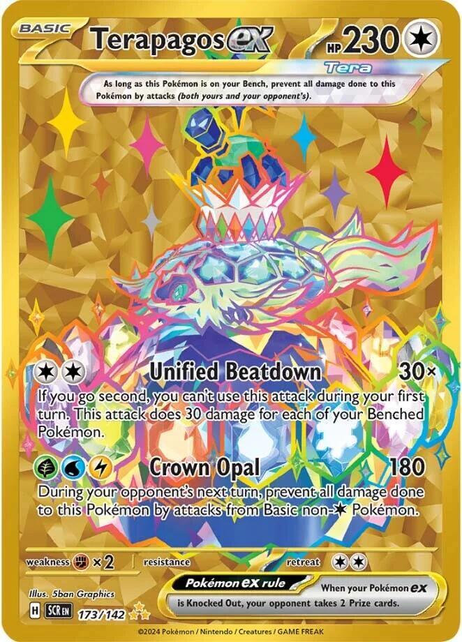 (#173/142) Terapagos ex [SV07: Stellar Crown]