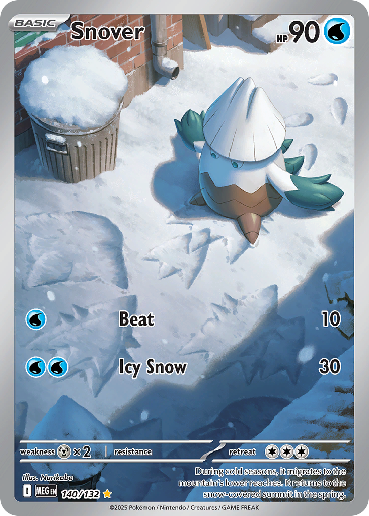(#140/132) Snover - Holo [Mega Evolution]