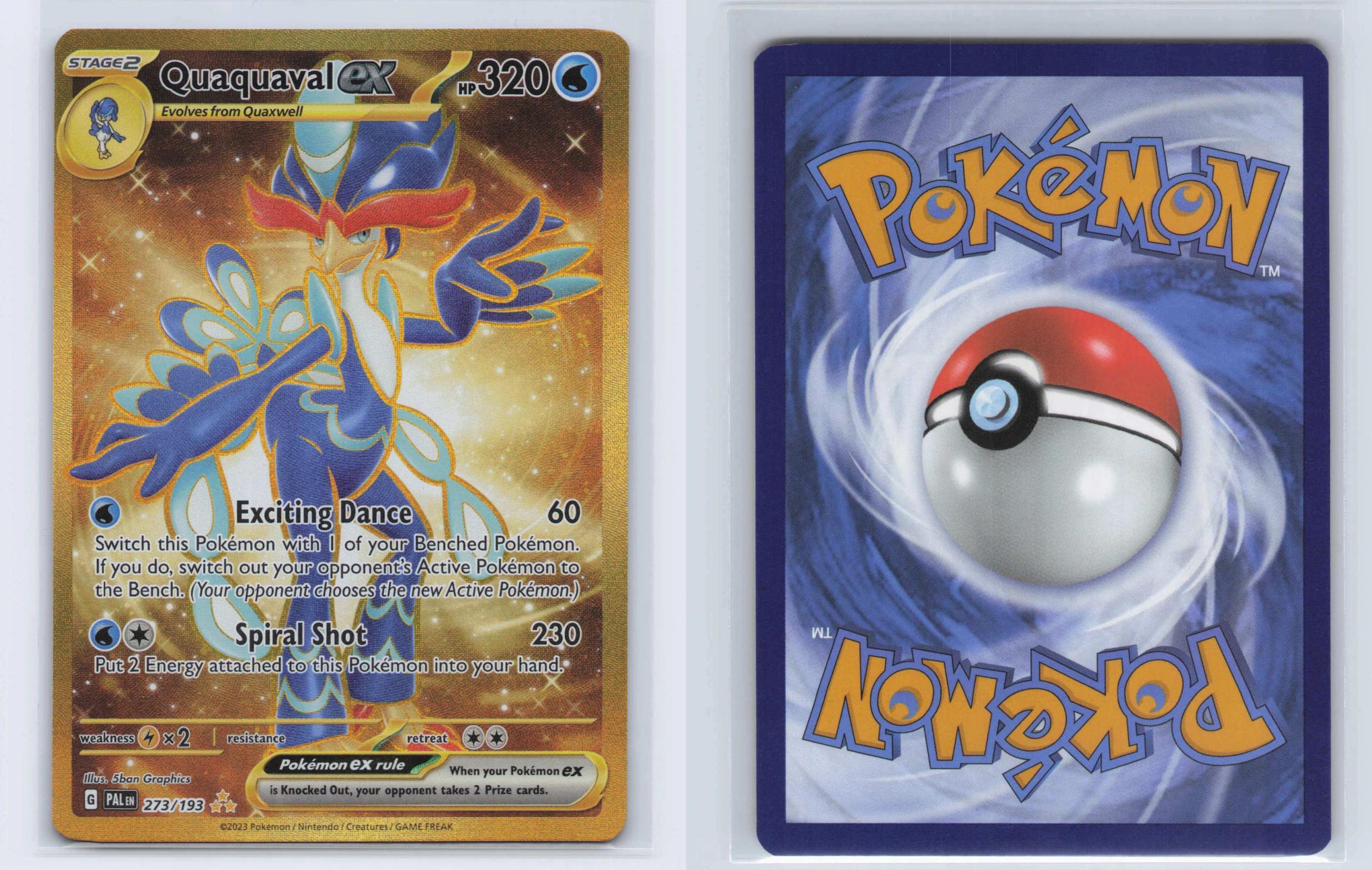 (#273/193) Quaquaval ex - Holo [Paldea Evolved]
