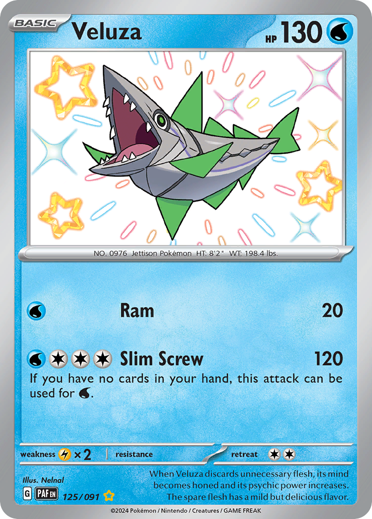 (#125/091) Veluza - Holo [Paldean Fates]