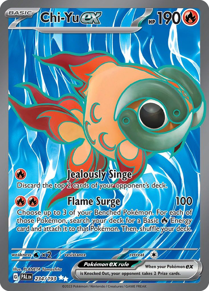 (#234/193) Chi-Yu ex - Holo [Paldea Evolved]