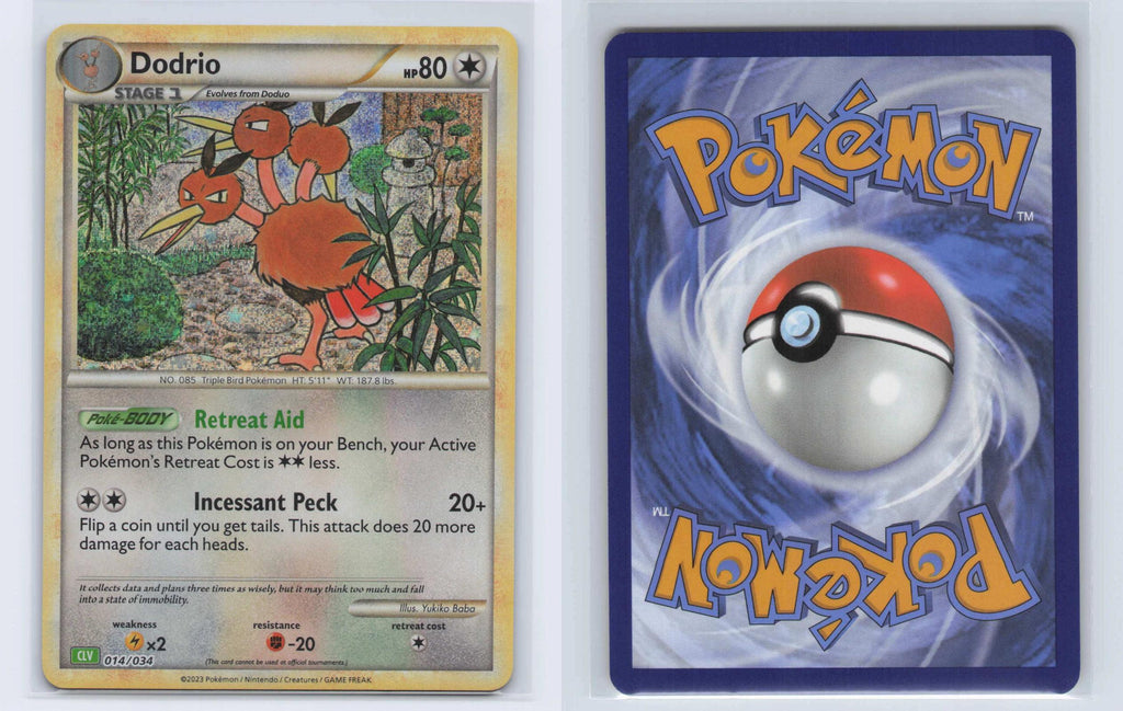 (#014/034) Dodrio - Holo [Trading Card Game Classic]
