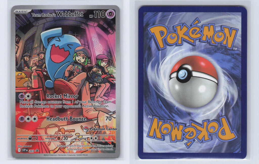(#203) Team Rocket's Wobbuffet (Pokemon Center Exclusive) - Holo [Scarlet & Violet Promo]