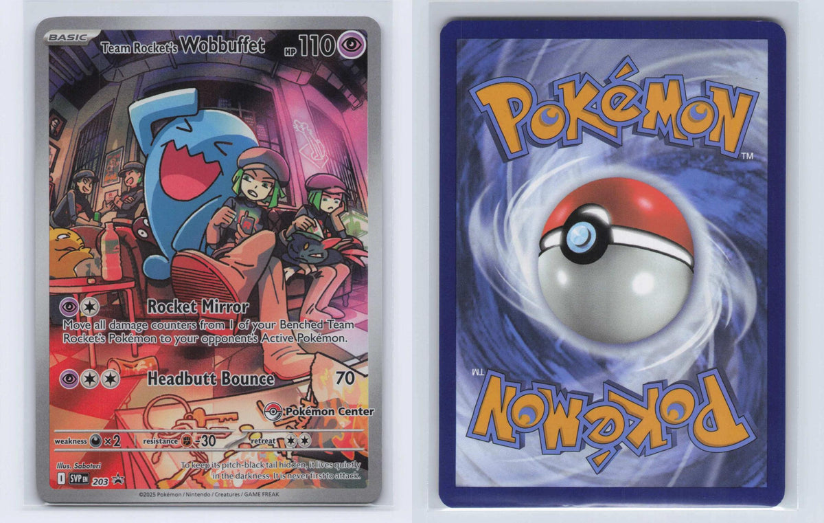 (#203) Team Rocket's Wobbuffet (Pokemon Center Exclusive) - Holo [Scarlet & Violet Promo]