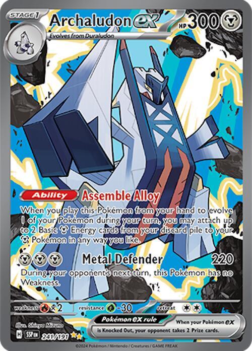 (#241/191) Archaludon ex - [SV08: Surging Sparks]