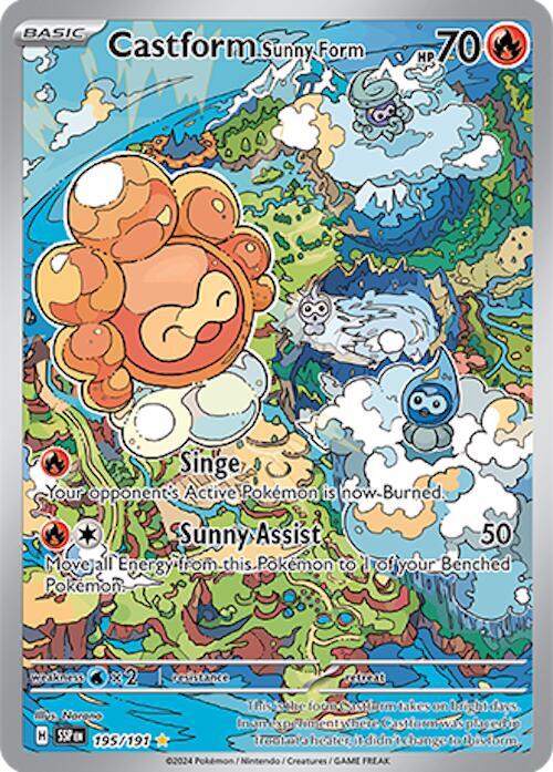 (#195/191) Castform Sunny Form [SV08: Surging Sparks]