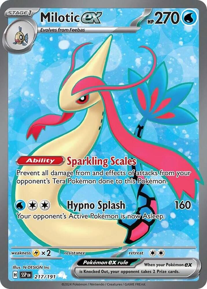 (#217/191) Milotic ex [SV08: Surging Sparks]