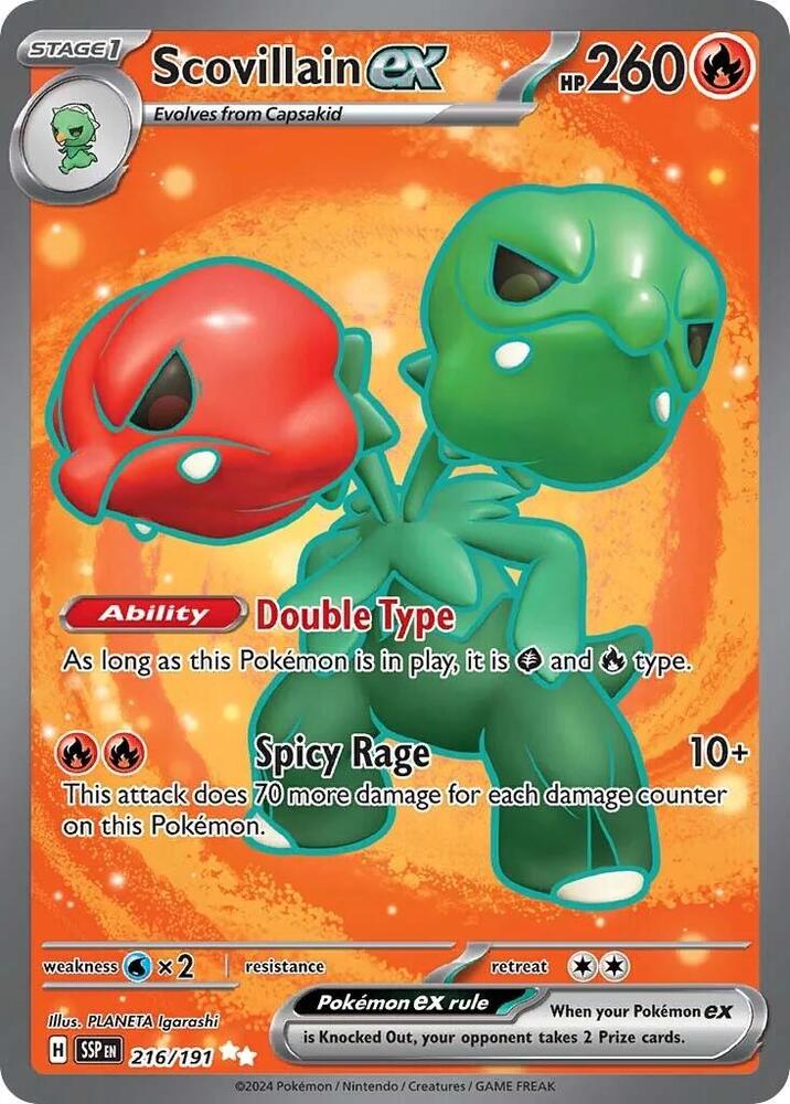 (#216/191) Scovillain ex [SV08: Surging Sparks]