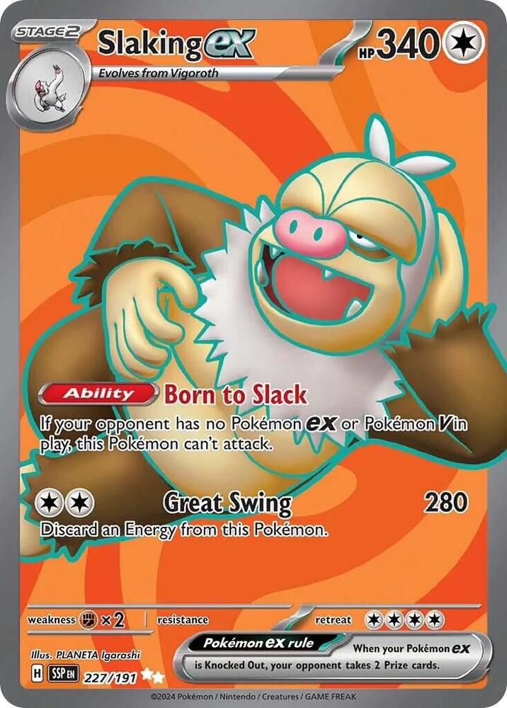 (#227/191) Slaking ex [SV08: Surging Sparks]
