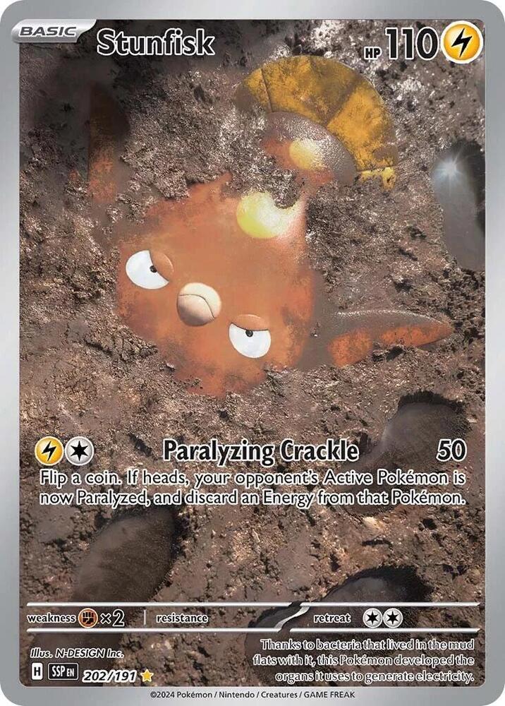 (#202/191) Stunfisk [SV08: Surging Sparks]