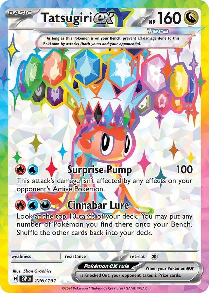 (#226/191) Tatsugiri ex [SV08: Surging Sparks]