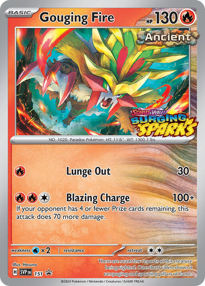 (#151) Gouging Fire [SV: Scarlet & Violet Promo Cards]