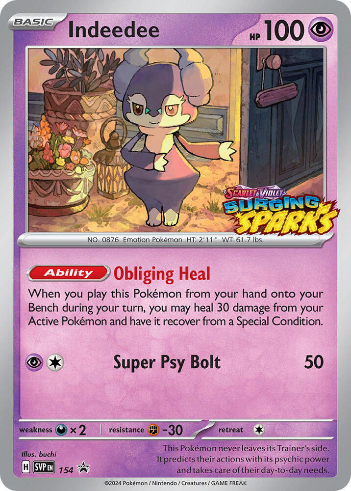 (#154) Indeedee - [SV: Scarlet & Violet Promo Cards]