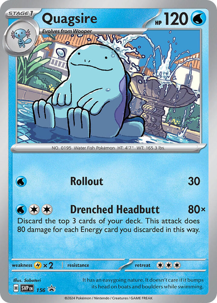 (#156) Quagsire [SV: Scarlet & Violet Promo Cards]