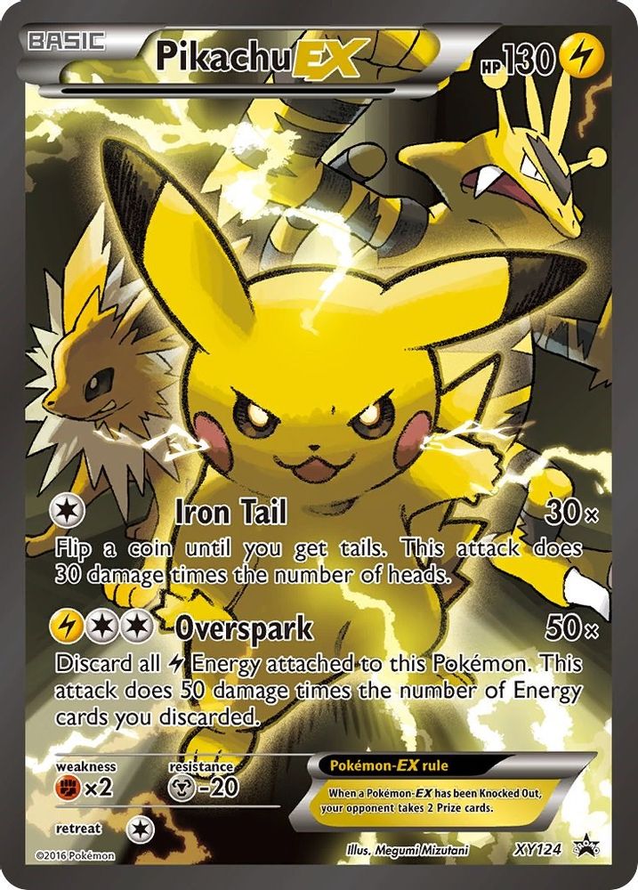 (#XY124) Pikachu EX - Holo [XY Promo]