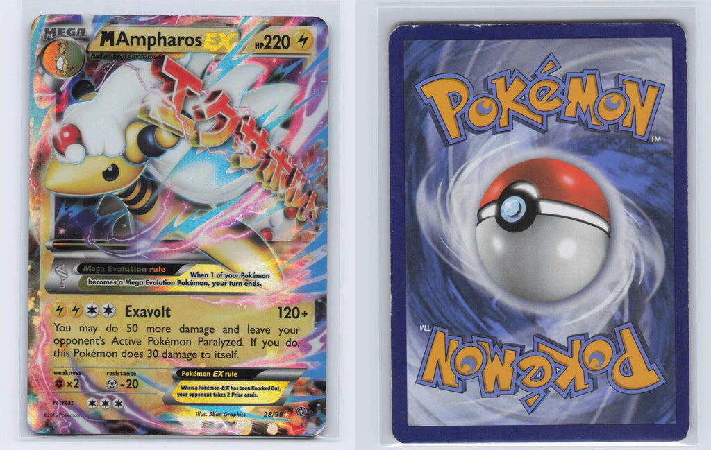 (#28/98) M Ampharos EX - Holo [Ancient Origins]