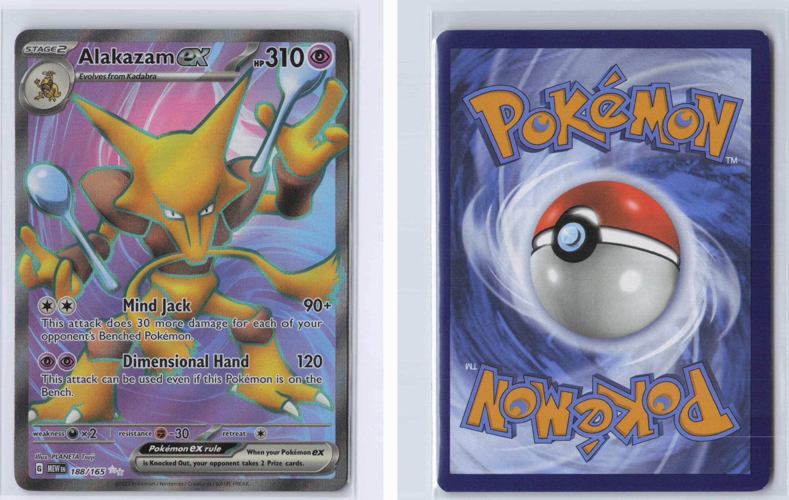 (#188/165) Alakazam ex - Holo [151]
