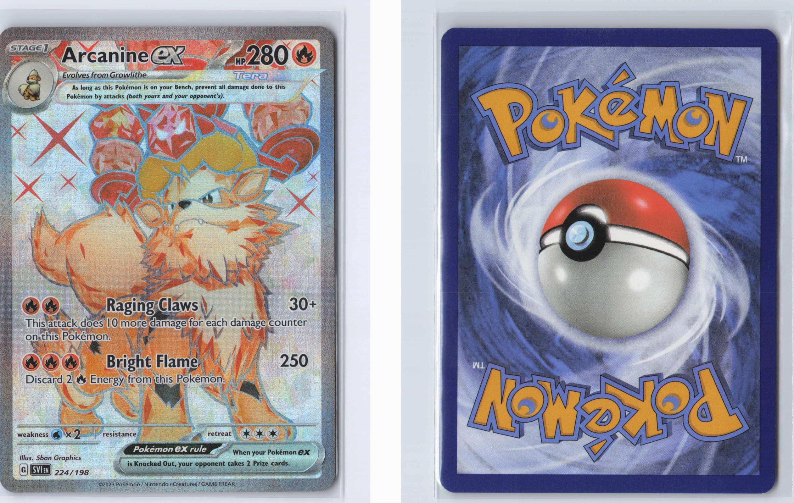 (#224/198) Arcanine ex - Holo [Scarlet & Violet]