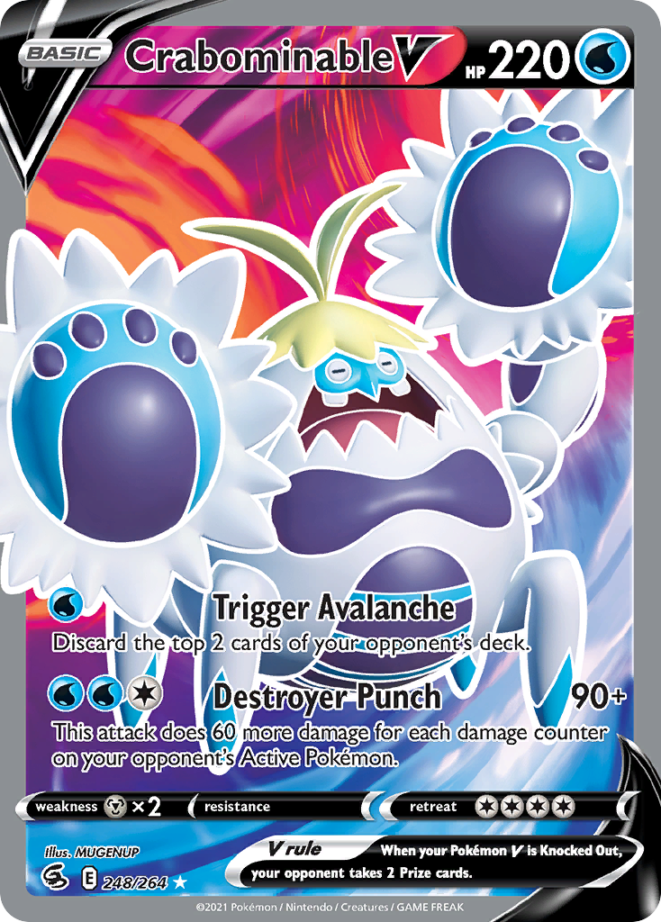 (#248/264) Crabominable V - Holo [Fusion Strike]