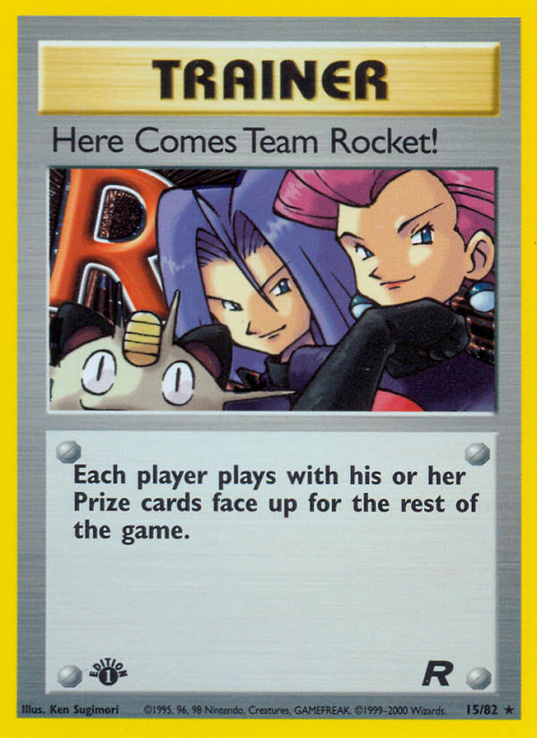 (#15/82) Here Comes Team Rocket! - Unlimited Holo [Team Rocket]