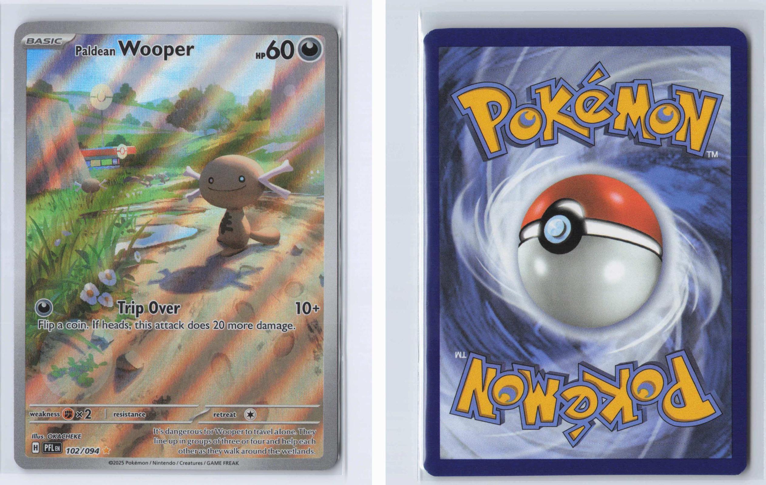 (#102/094) Paldean Wooper - Holo [Phantasmal Flames]