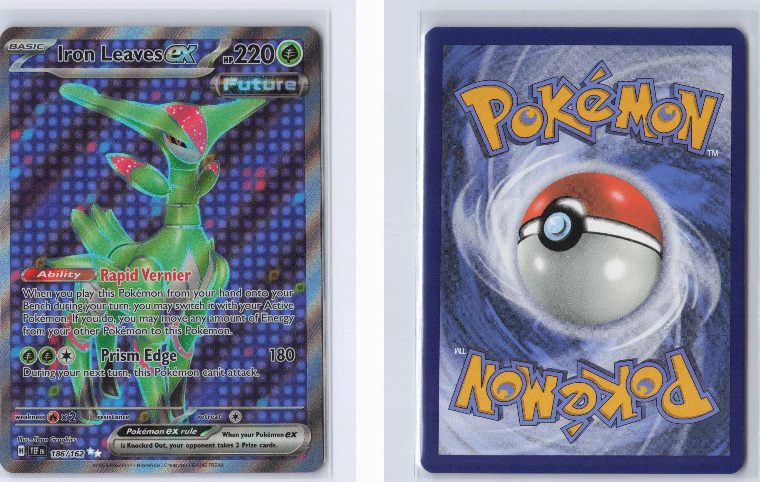 (#186/162) Iron Leaves ex - Holo [Temporal Forces]