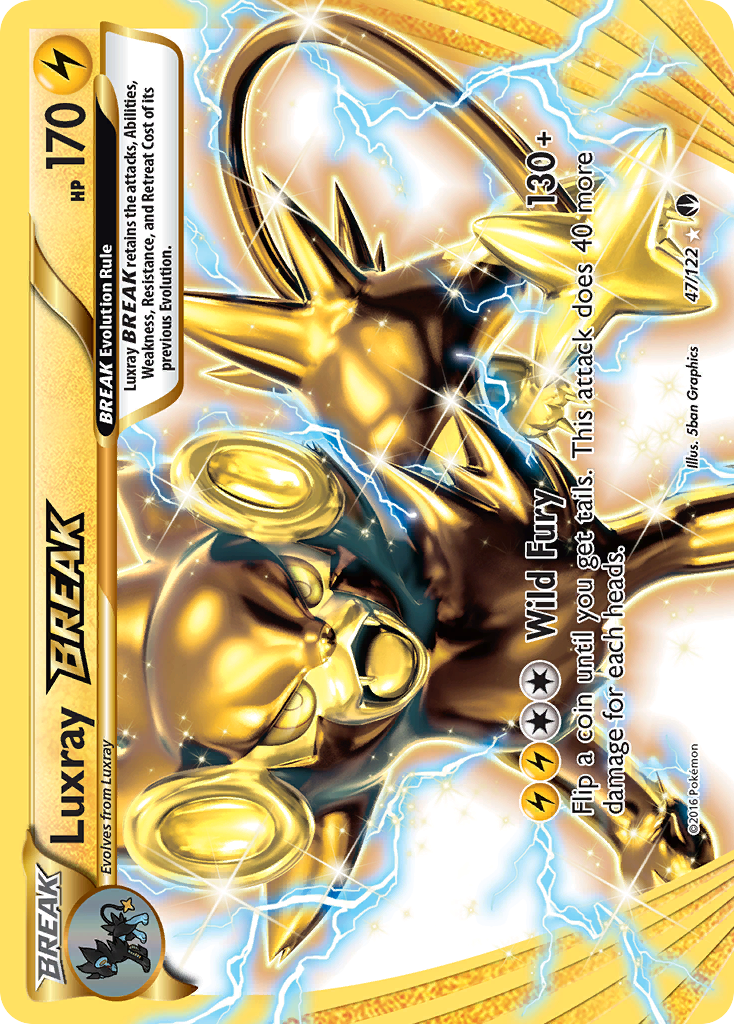 (#47/122) Luxray BREAK - Holo [BREAKpoint]