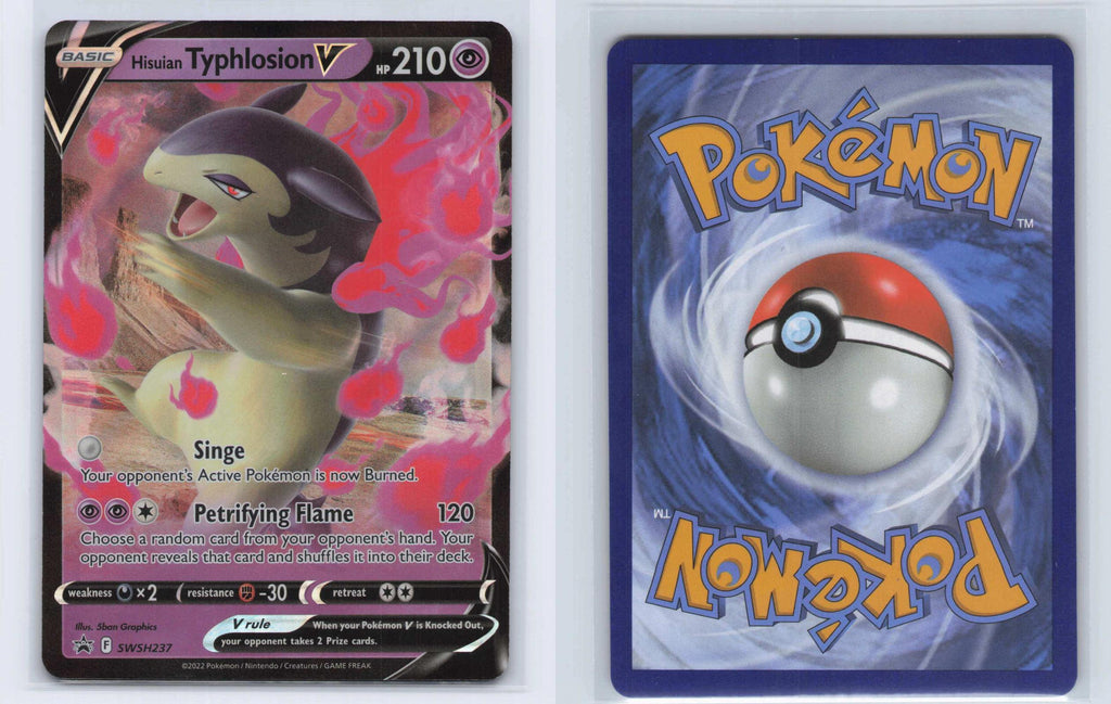 (#SWSH237) Hisuian Typhlosion V - Holo [Sword & Shield Promo]