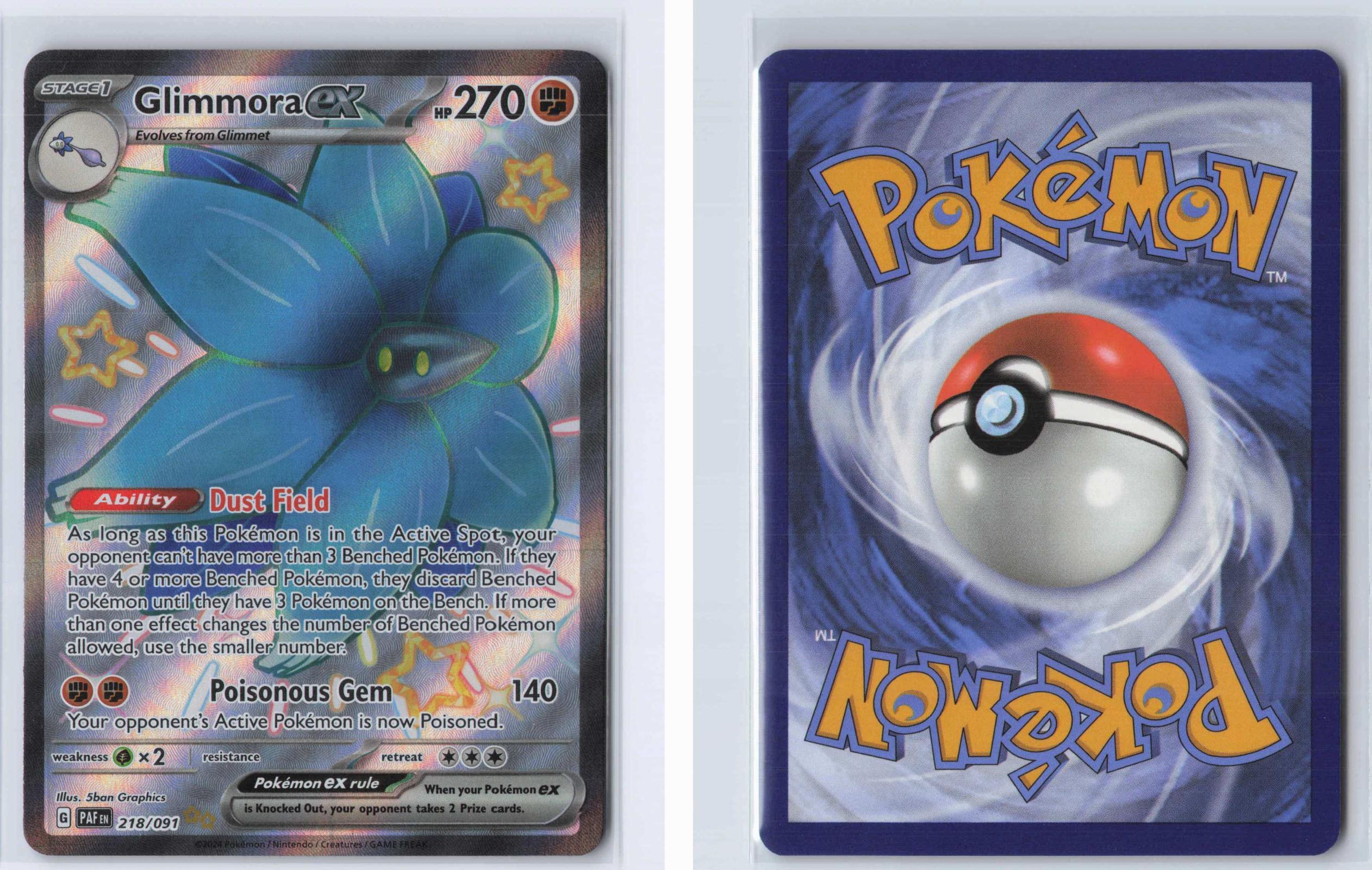 (#218/091) Glimmora ex - Holo [Paldean Fates]
