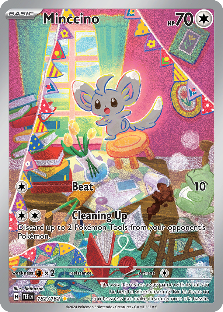(#182/162) Minccino - Holo [Temporal Forces]