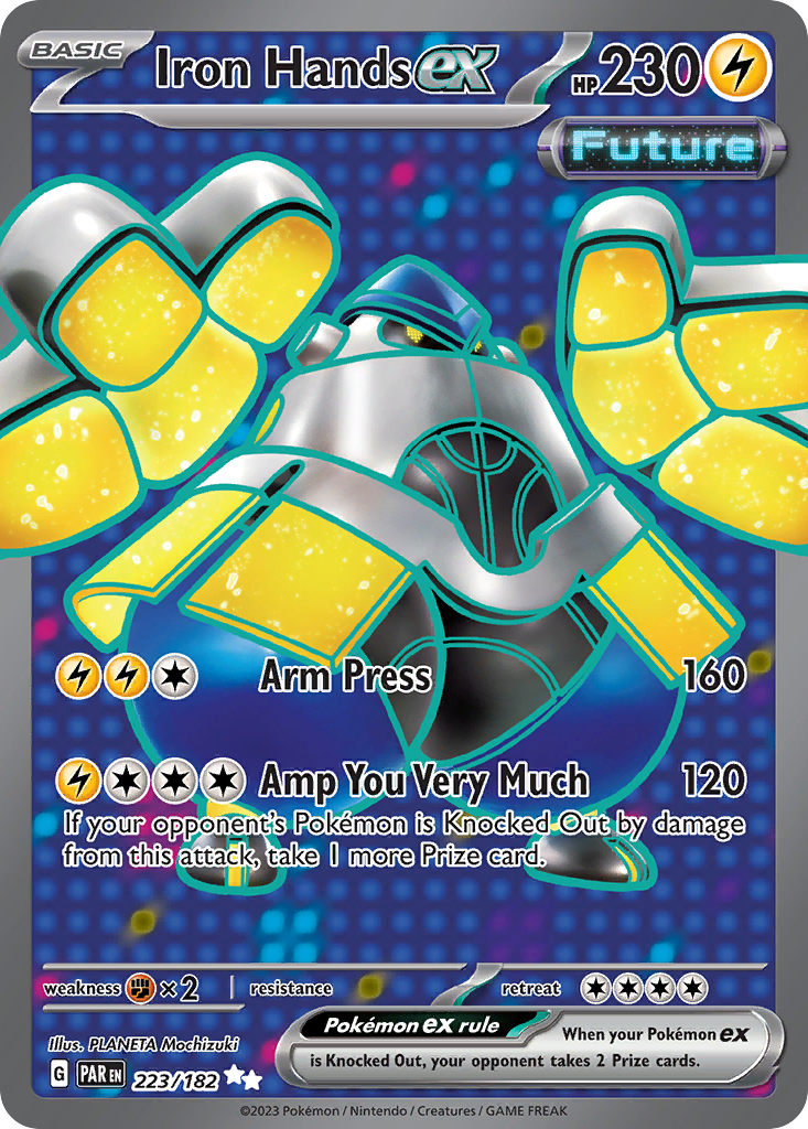 (#223/182) Iron Hands ex - Holo [Paradox Rift]